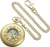 Charles Hubert Men's Pocket Watch, Mechanical Hand-Wound Skeleton, 3972-G