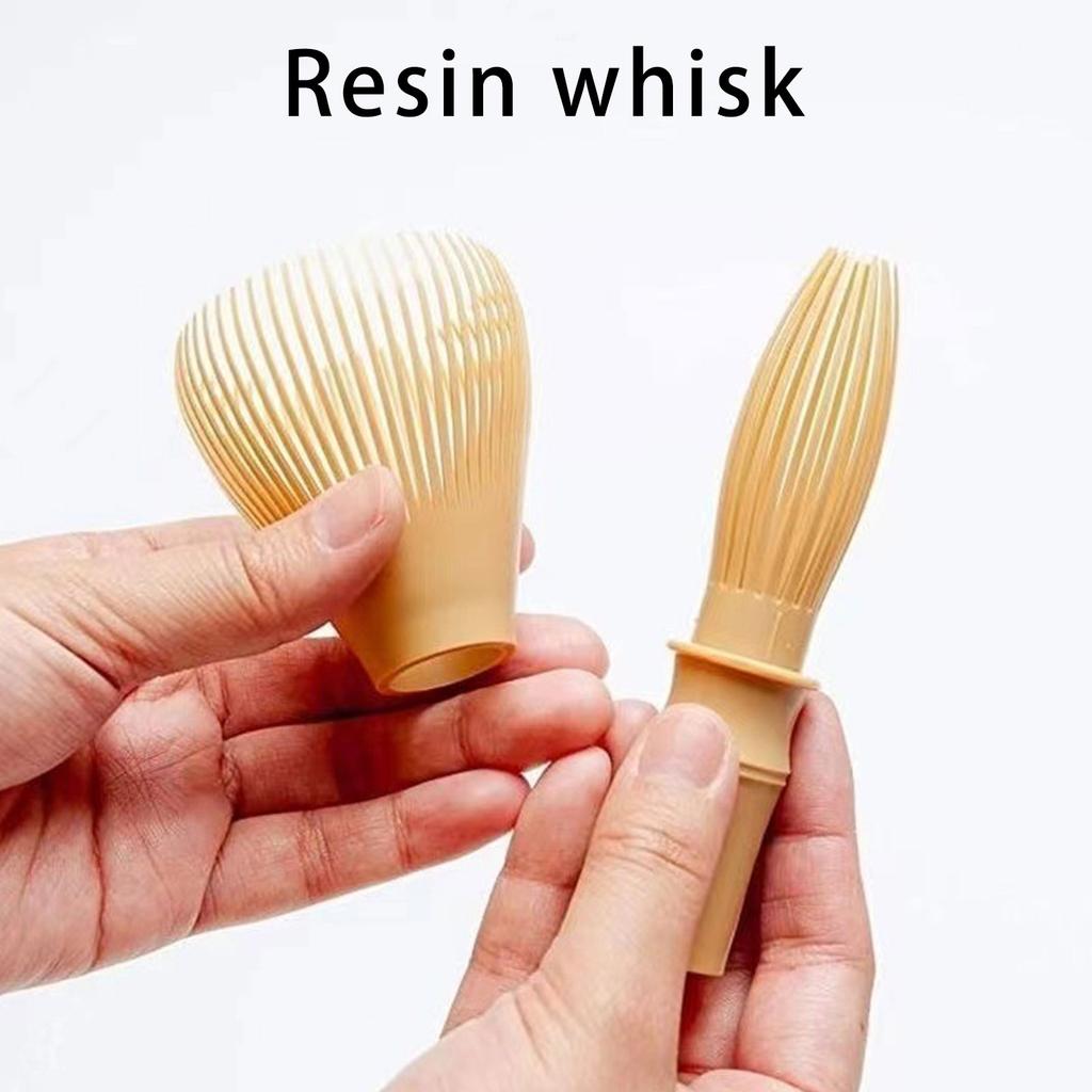Easy To Clean Resin Tea Whisk Traditional Tea Ceremony Whisk Designed for Home Tea Rooms and Tea Houses