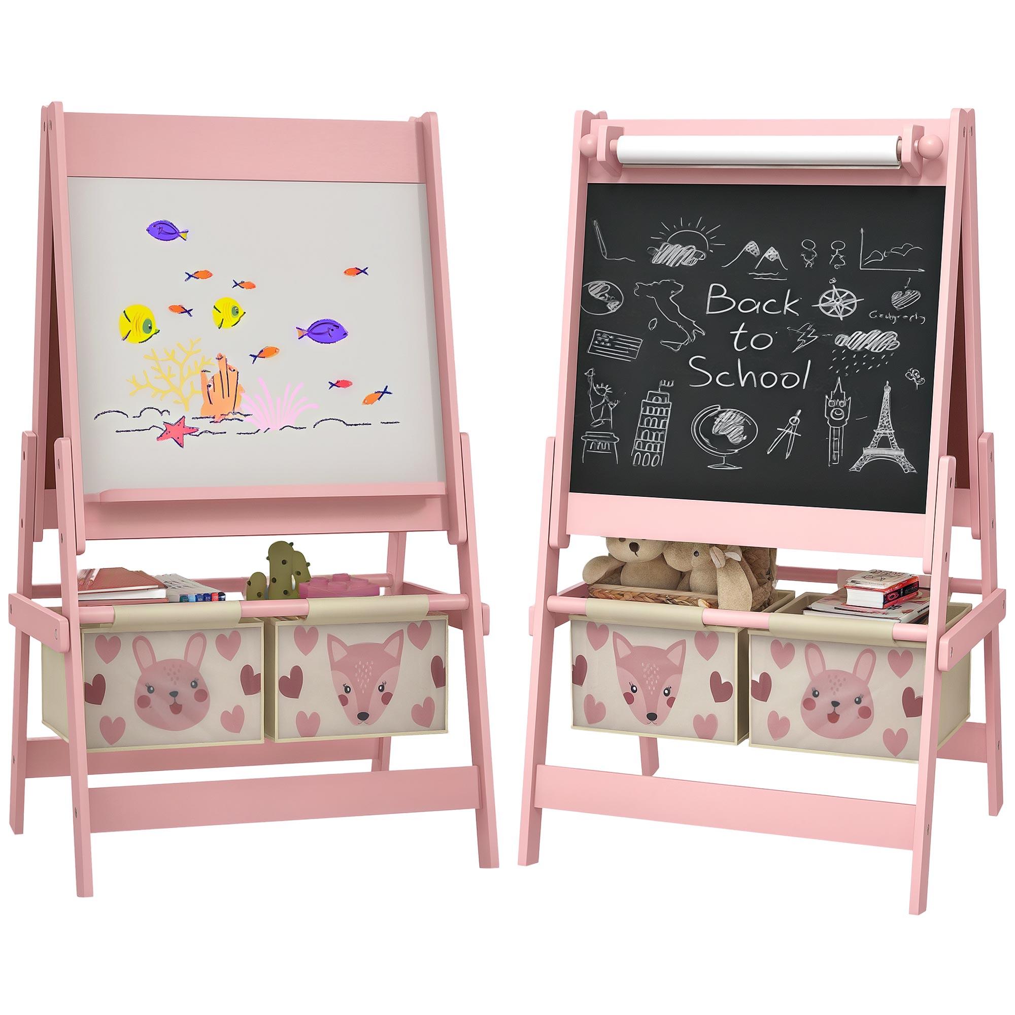 Three-In-One Kids Easel with Paper Roll