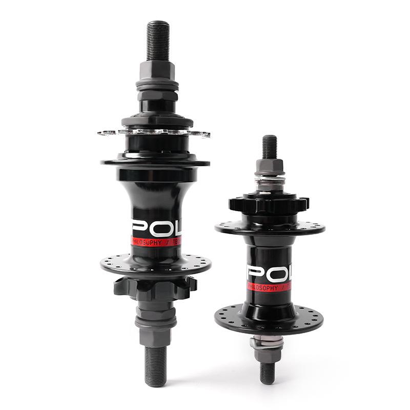 Single-Speed Dirt Jump Bike Hub: Aluminum Alloy, 6 Pawls, 16T, 100/135 Spacing, 120 Clicks, 36 Holes, 4 Sealed Bearings.