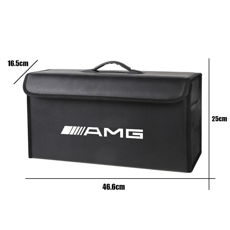 Car Organizer Storage Box Collapsible Camping Box Accessories Car Hub Cap For Mercedes Benz AMG W214 W205 W204 W206 W213 W212 W2