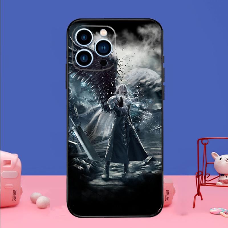 Final Fantasy Sephiroth Phone Case For iPhone 17 16 14 13 12 11 15 Pro Max Mini 15 16 Plus 16e 17 Air Bumper Cover
