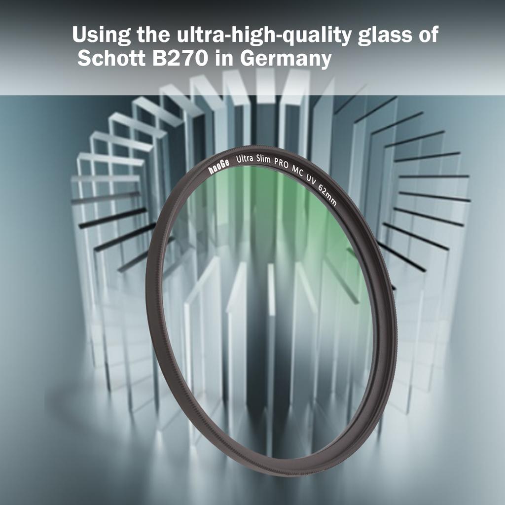 Haoge 49mm Ultra Slim MC UV Protection Multicoated Ultraviolet Lens Filter for Fujifilm Fuji X100VI X100V X100F Camera UV-49