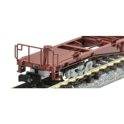 TOMIX N gauge Koki50000 gray trolley without container with tail light 8714 railroad model freight car