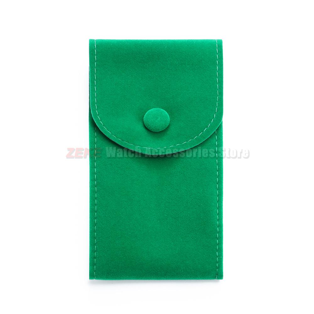 3pcs Green Brown Black Watch Bag Blue Black Flannelette Gift Bag Travel Storage Case Durable Portable Watch Dust Protection Case