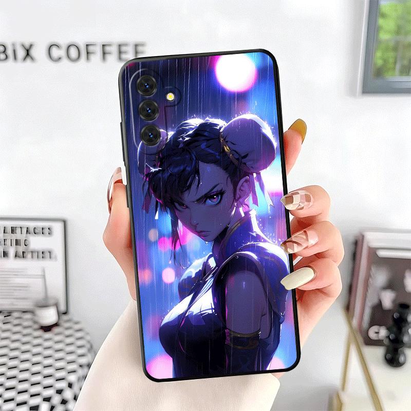 ChunLi S-Street F-FighterS Soft Phone Case for Samsung A17 A37 A57 A16 A26 A36 A56 A15 A25 A35 A55 A14 A24 A34 A54 A13 A23 A33 A