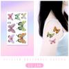 Ruikalong Cartoon Mermaid & Butterfly Glitter Tattoo Stickers for Children