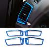 For Skoda Karoq 2017- Car Interior Central Console Part Refit Trim Stainless Steel Accessories Decoration Modify