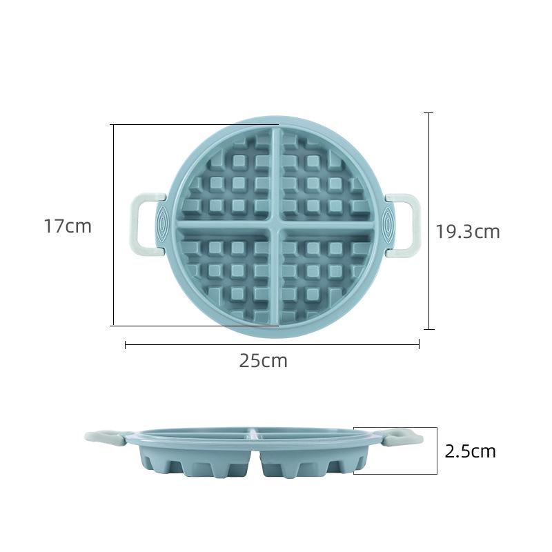 New Silicone Waffle Chocolate Baking Pastry Moulds Home Oven Muffin Cake Moulds 17cm Kitchen Accessories