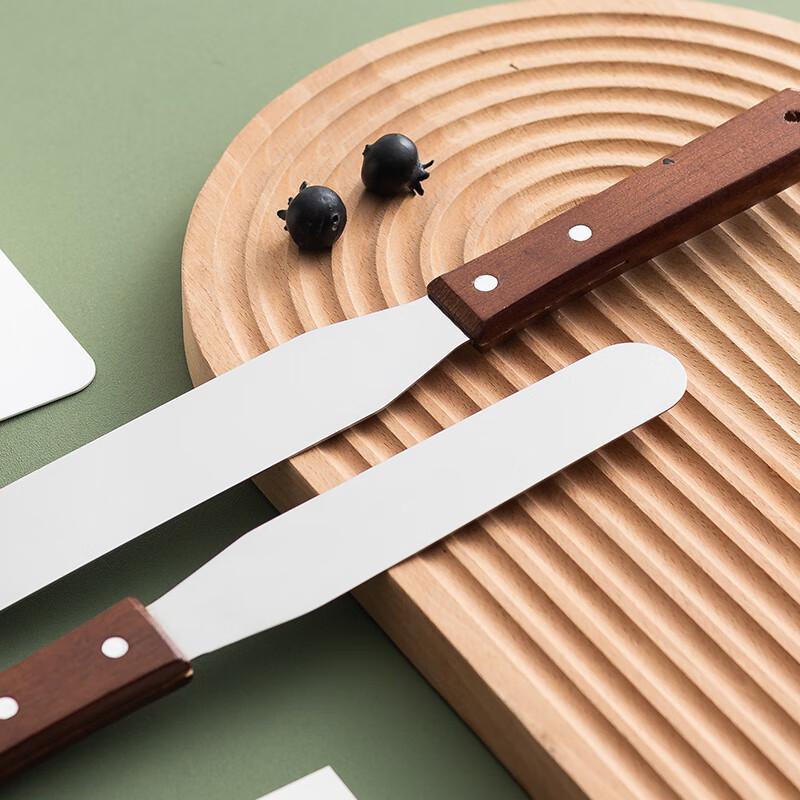 Yixiaobei Szpatułka Offsetowa do Pieczenia z Drewnianą Rączką