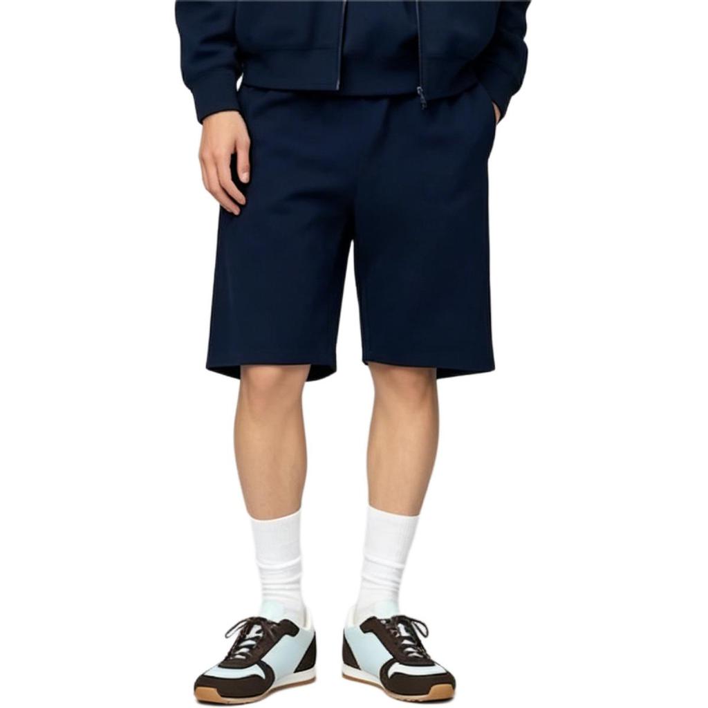 UNIQLO Solid Color Pocket Drawstring Loose Fit Five-Point Casual Shorts Unisex shorts 482758-69