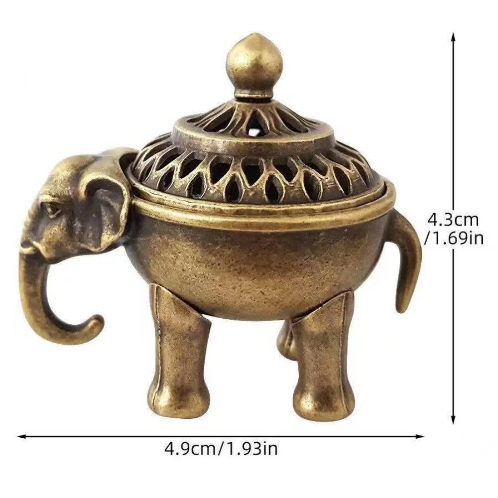 Sloní štěstí Santalové dřevo Kadidelnice Třínožkový sporák pro Čajový obřad Domácí dekorace