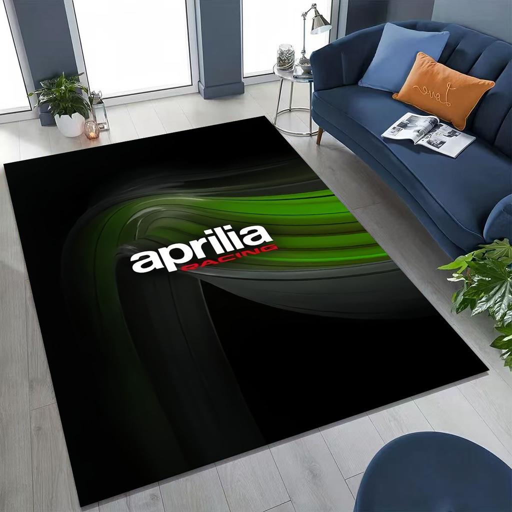 Motorcycle Aprilia Sign Racing Car Carpet Rug for Bedroom Living Room Sofa Home Doormat Decor,Large Kids Play Non-slip Floor Mat