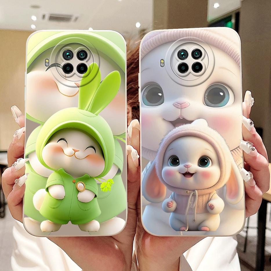 For Xiaomi Mi 10T Lite 5G Case Cute Cat Cartoon Cover Soft TPU Matte Phone Case For Xiaomi Mi 10i Mi10i 10TLite 5G Fundas Bumper