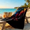Soccer Beach Towel Super Soft Microfiber Quickdry Fabric Comfortable Lightweight