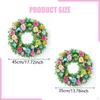 Artificial Flower Garland Decorative Door Wreath Hanging Decoration for Office Valentine's Day Wall