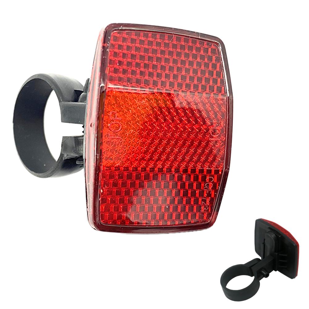 Bicycle Bike Handlebar Reflector Rear Front Bike Reflector Easy Tool-Free Installation Universal High-Brightness Honeycomb