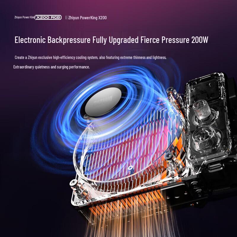 Zhiyun X200 200W Portable COB Photography Fill Light