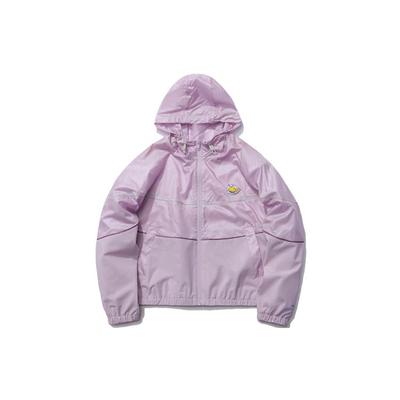 Li Ning Sports Fashion Series Loose Casual Hooded Jacket Women Jacket Purple AFDR154-4