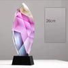 Customized Pentagram Crystal Trophy, Color Printing Prize Sports Movie Award Outstanding Employee Souvenir, Home Decoration, 1Pc