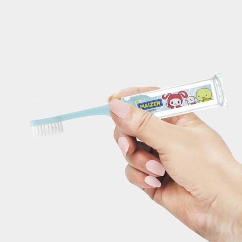 Skater Toothbrush Portable Travel Set Children Toothbrush Case Haburashi Maizen Sisters Girls Girls Going Out Elementary School Students Kindergarten