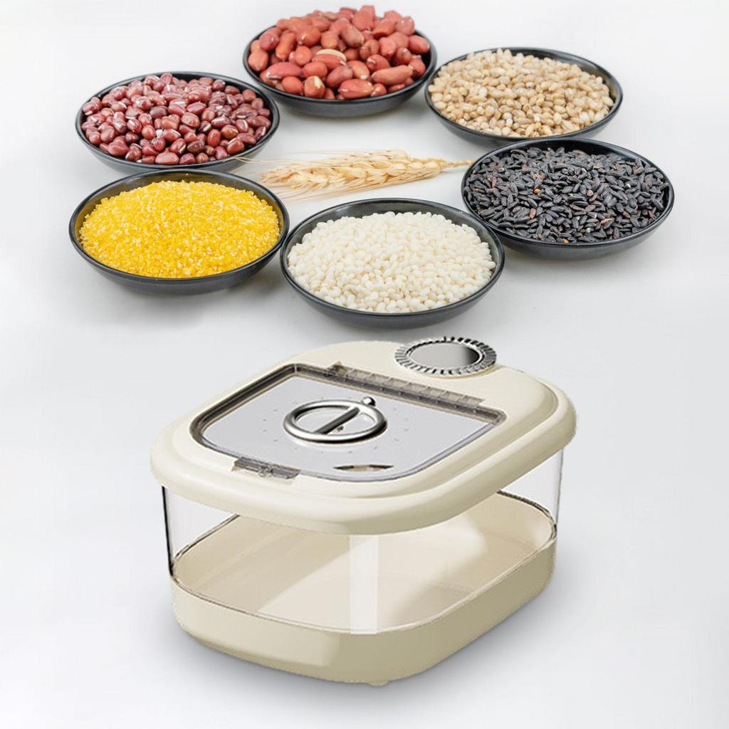 Cereal Rice Food Storage Container Dispenser Bin with Lid Pet Large Store