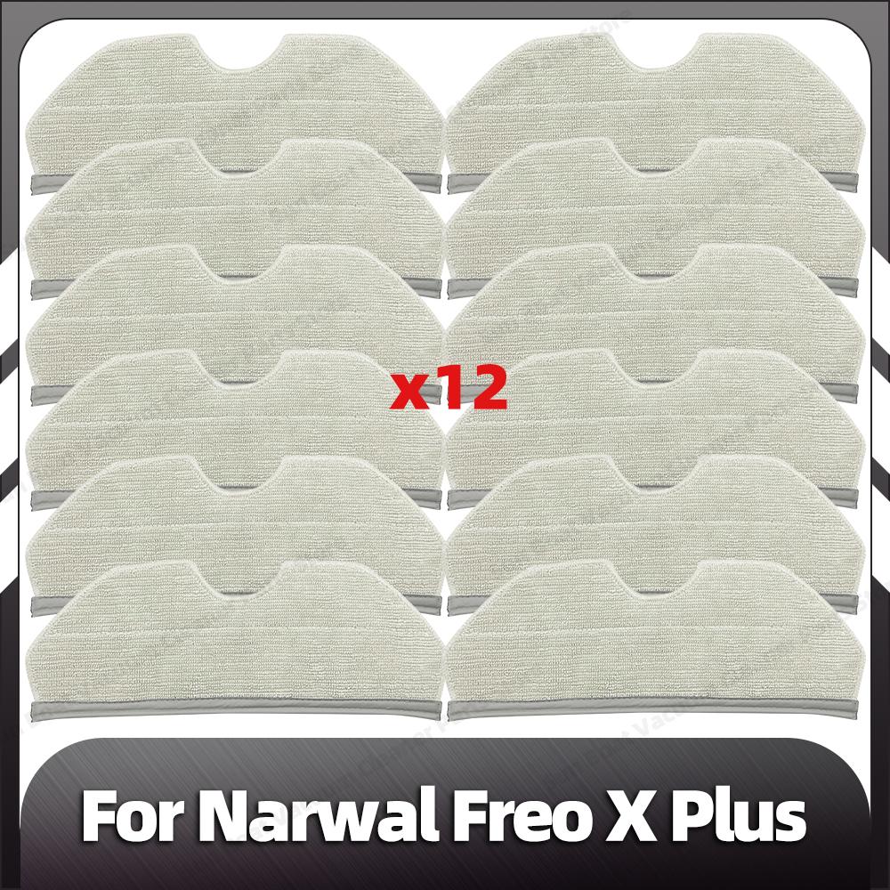 Compatibile per Narwal Freo X Plus Ricambio Spazzola Laterale Principale Filtro HEPA Panni Mop Sacchetti per la Polvere Accessori Parti di Ricambio