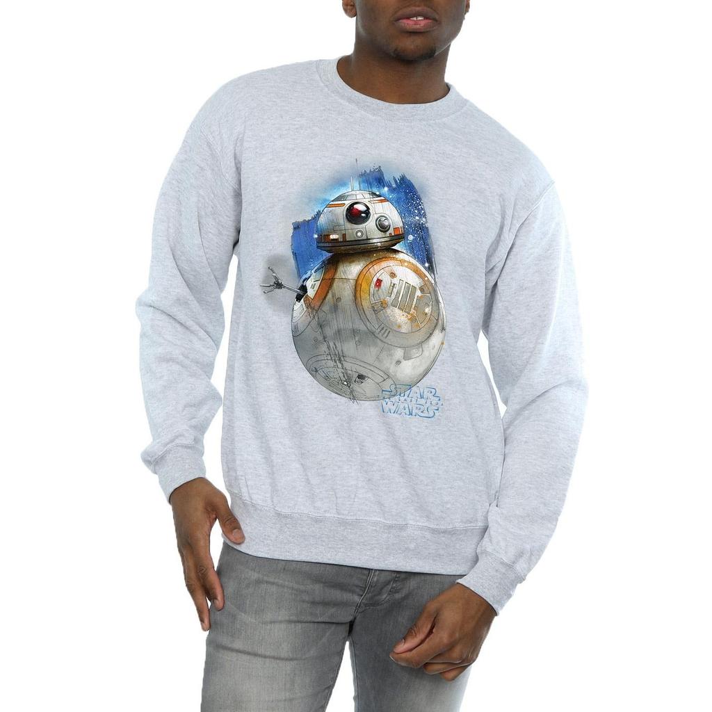 Star Wars Mens The Last Jedi BB-8 Brushed Sweatshirt