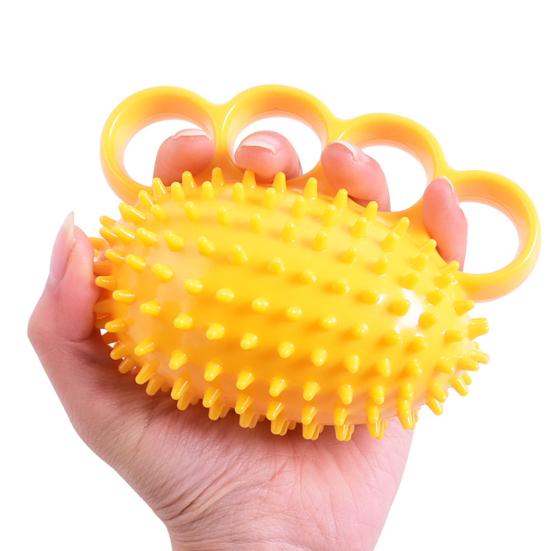 Hand Grip Exerciser Ball High Elasticity Bump Design Recovery Training Hand Acupuncture Point Activation Grip Strengthener Ball for Home