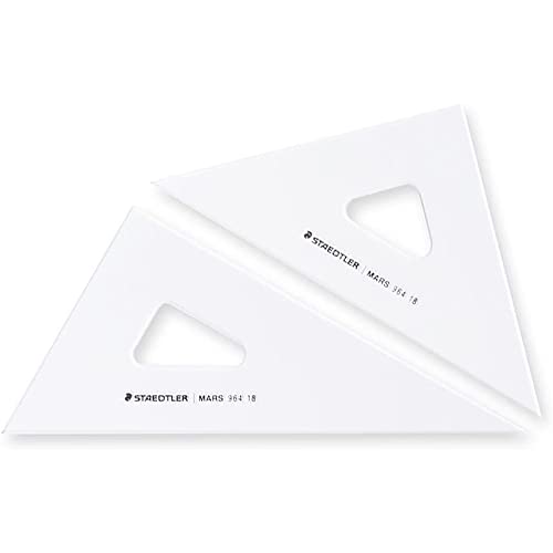 

Staedtler 964 18 Triangular Ruler Drawing Set Mars 7.1 inches (18 cm)
