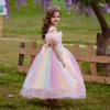 8-12 Years Girls Dress Autumn And Winter New Baby Children Dress Halloween Princess Dress Girls Wedding Party Dress Flower Girl Tutu Skirt