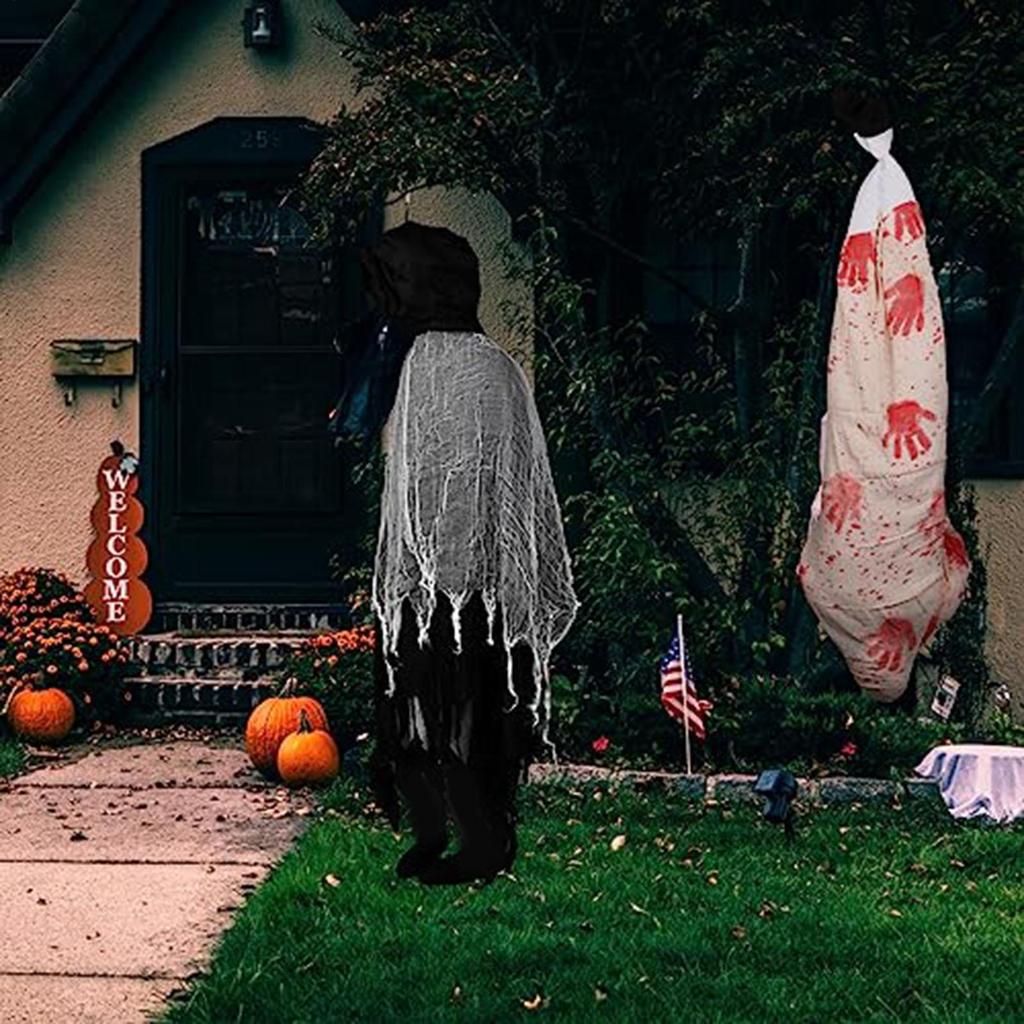 Mannequin Prop Spooky Posing Dead Body Prop For Yard Decor Horror Halloween Cosplay Decorations For Haunted Houses Escape Room