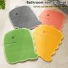 Yousheng Foot Rub Mat Dinosaur Shape Deep Cleaning Anti-Slip Suction Cup Foot Fatigue Mat Bathroom Decor Foot Care Helper