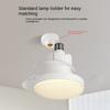 Modern Invisible Fan Light with Remote Dimmable Led E27 Socket Smart Dining Room Hidden Fan Lights Bedroom Fan Lamps AC85-265V