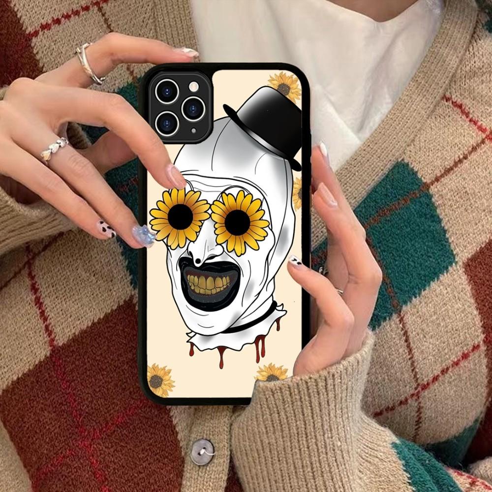 Horror Movie Terrifier Phone Case Silicone PC+TPU For For IPhone 11 12 13 14 15 16 Plus Pro Max Cover