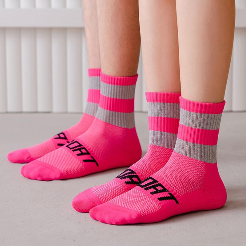 Cycling Socks Reflective Socks Cycling Bicycle Socks Men Novelty Night Cycling Reflective Socks Bike Football Sport Sock