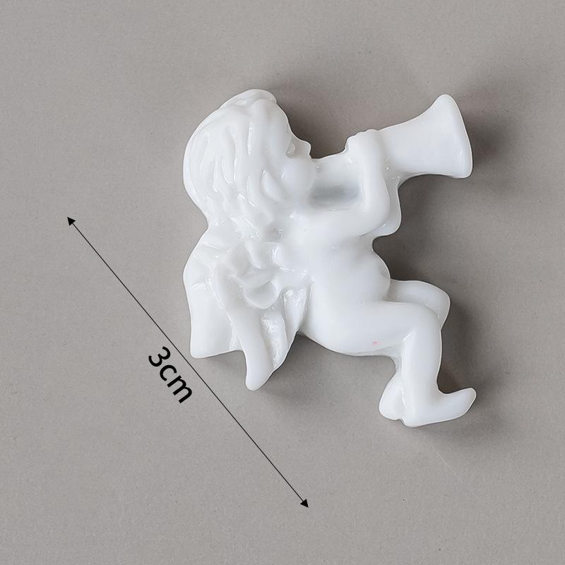 Hot Sale Fancy Statues Flatback Resin Angel Figurine Charms for Diy Decoration