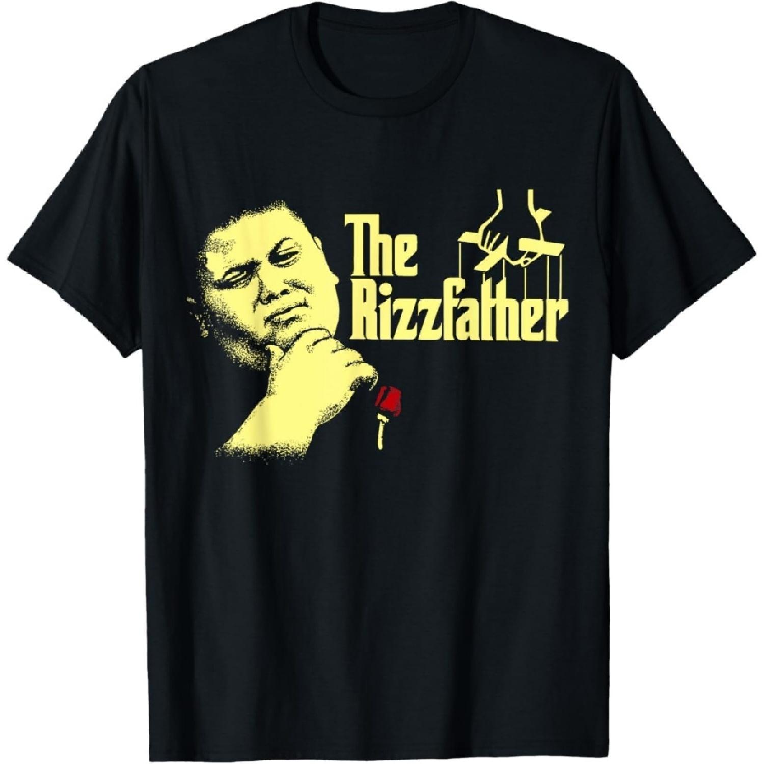 NeotoBatAO The Rizzler Крестный отец Смешная футболка с мемом S
