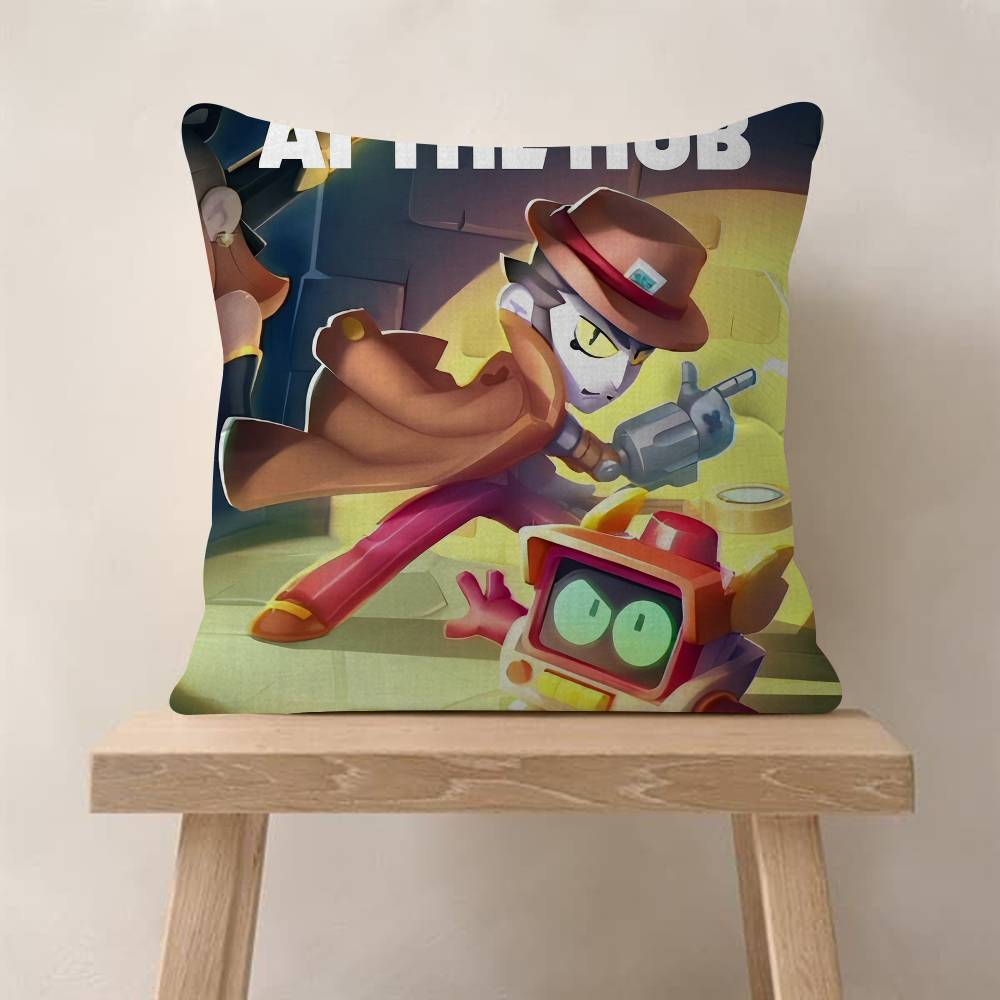 BBawlss Game SStars Pillow Cushion Cover Pillowcase Living Room Sofa Home Decor Customized