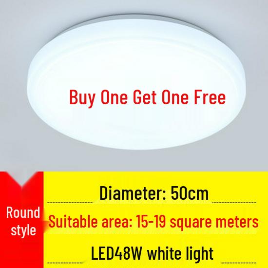 Modern Minimalist Round Ceiling Light: Ideal for Bedrooms, Aisles, Living Rooms, Balconies, Kitchens, and Bathrooms