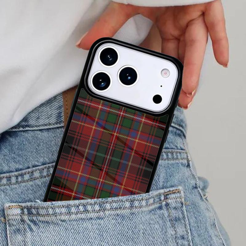 Buffalo Plaid Pattern Phone Case for iPhone 16e 15 14 13 12 17 Pro Max Plus Air 17pro Cover Coque