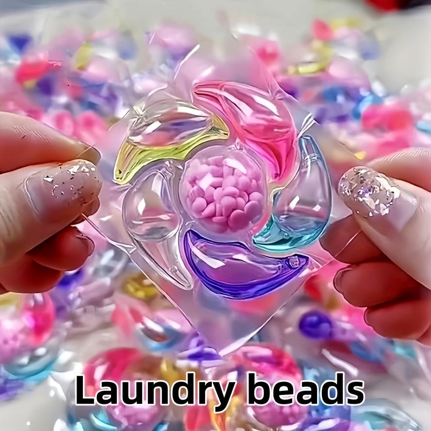 6 In 1 Laundry Detergent Pods 10g Concentrated Gel Beads Deep Cleaning Stain Remover Color Protection Fragrance Beads for Washing Machine