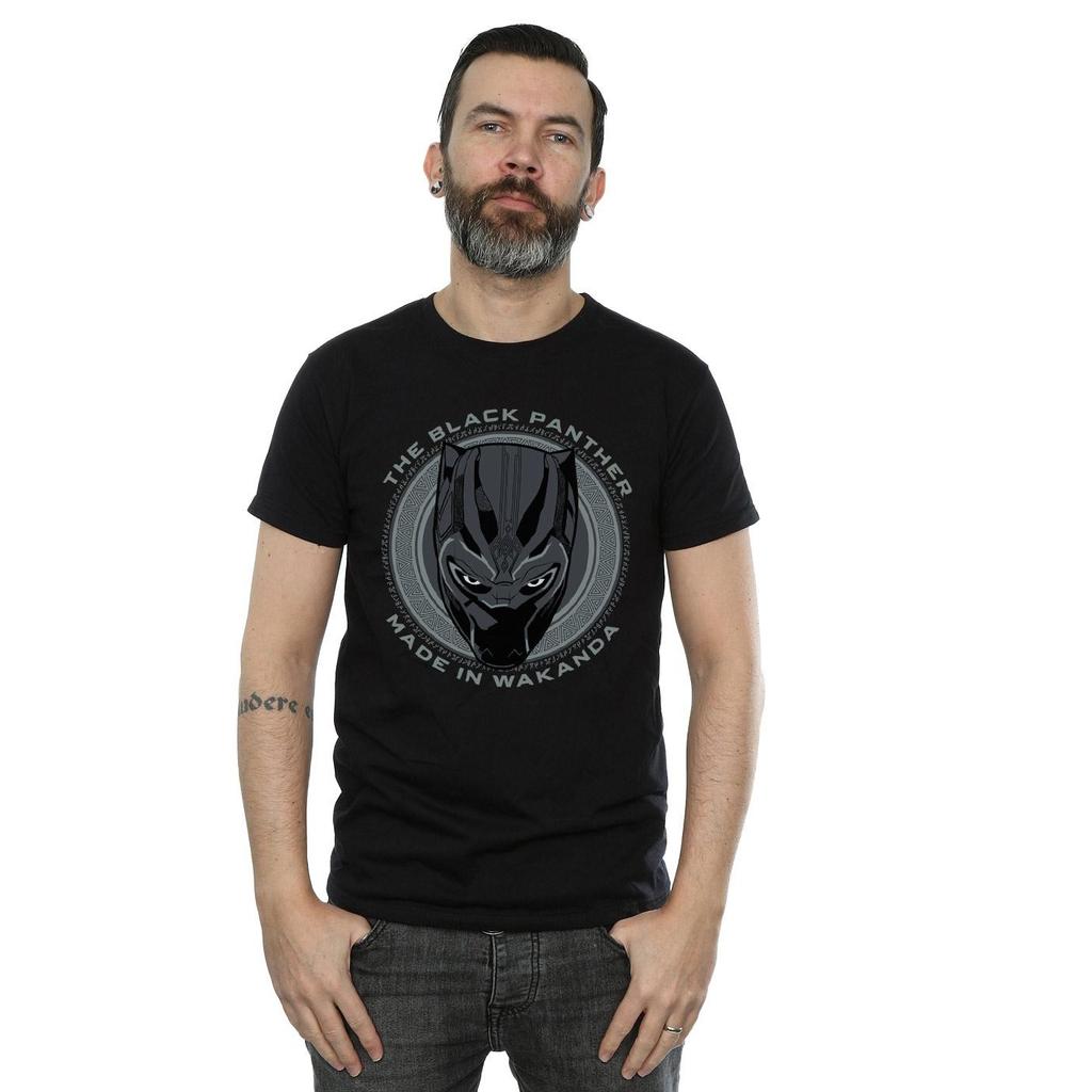 Black Panther Mens Made in Wakanda Cotton T-Shirt