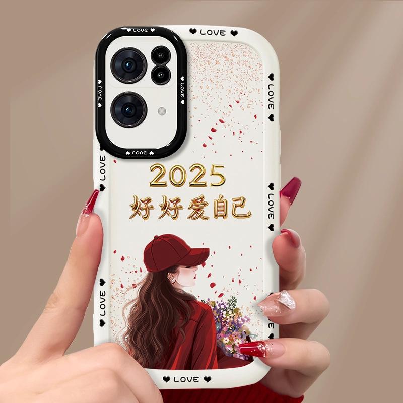 Cartoon Girl Suitable for Apple 16promax Mobile Phone Case IPhone 15 All Inclusive 14/13 Couple Puff Shell