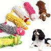 New Durable Pet Dog Plush Toy for Small Breeds - Animal Shape Squeaky Chew Cleaning Toy for Chihuahua Yorkshire Bichon Puppies