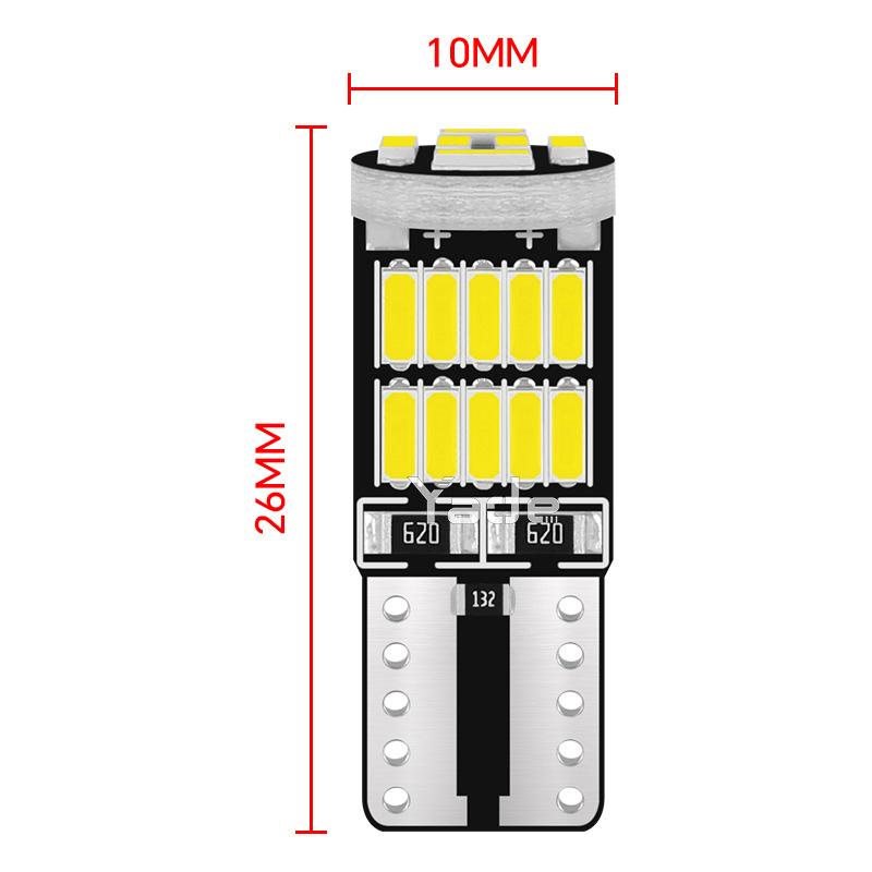 10pcs T10 LED Canbus Bulbs 4014 26SMD 6000K Error-Free Interior Auto Lights