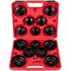 Oil Filter Socket Set Cup Socket Tool Set 15PCS Oil Filter Cap Wrench