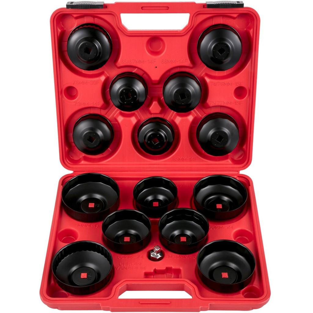Oil Filter Socket Set Cup Socket Tool Set 15PCS Oil Filter Cap Wrench