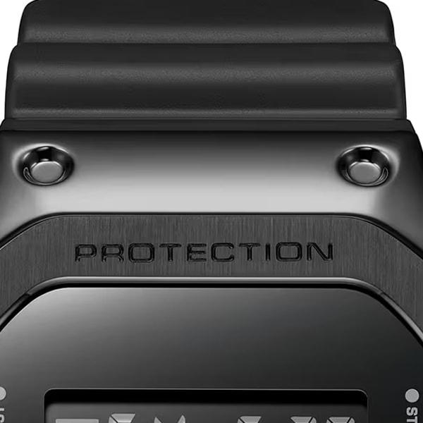 Casio Men's G-SHOCK GM-5600UB-1JF [G-SHOCK Metal Bezel GM-5600] Square Watch Black Digital