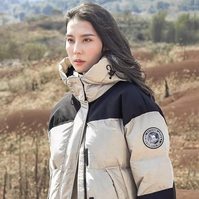 CAMEL Women s Outdoor Thickened Duck Down Jacket XXL